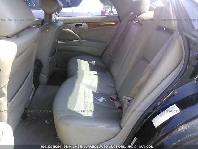 JNKAY41E53M005835 - 2003 INFINITI M45 BLACK photo 8