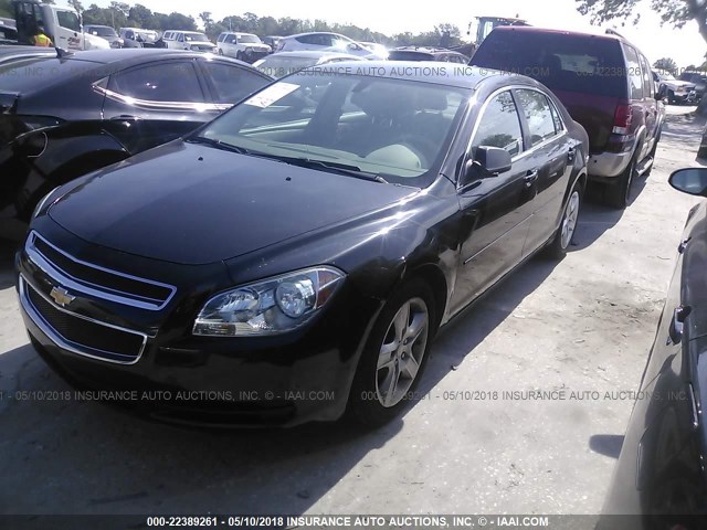 1G1ZB5E0XCF334716 - 2012 CHEVROLET MALIBU LS 黑色 照片 2