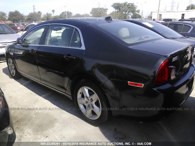 1G1ZB5E0XCF334716 - 2012 CHEVROLET MALIBU LS 黑色 照片 3