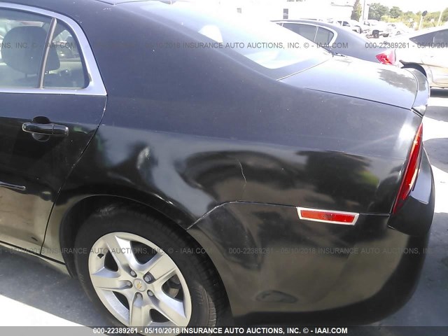1G1ZB5E0XCF334716 - 2012 CHEVROLET MALIBU LS 黑色 照片 6