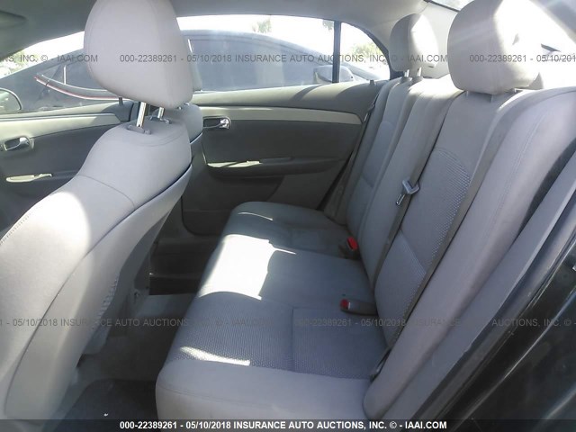 1G1ZB5E0XCF334716 - 2012 CHEVROLET MALIBU LS 黑色 照片 8