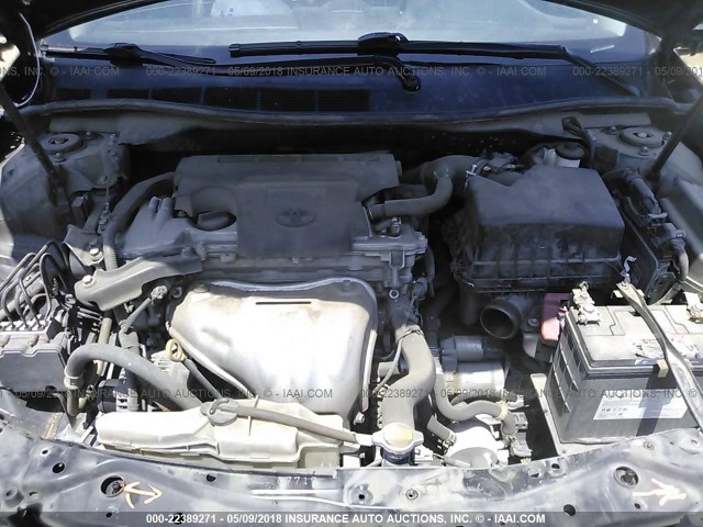 4T1BF1FKXDU233108 - 2013 TOYOTA CAMRY L/SE/LE/XLE BLACK photo 10
