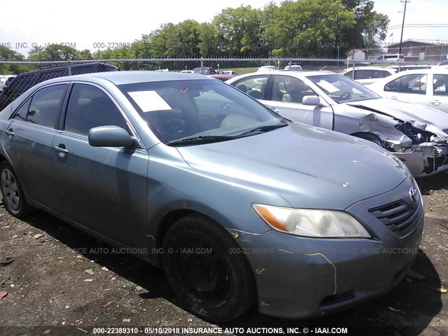 4T1BE46K08U781161 - 2008 TOYOTA CAMRY CE/LE/XLE/SE BLUE photo 1