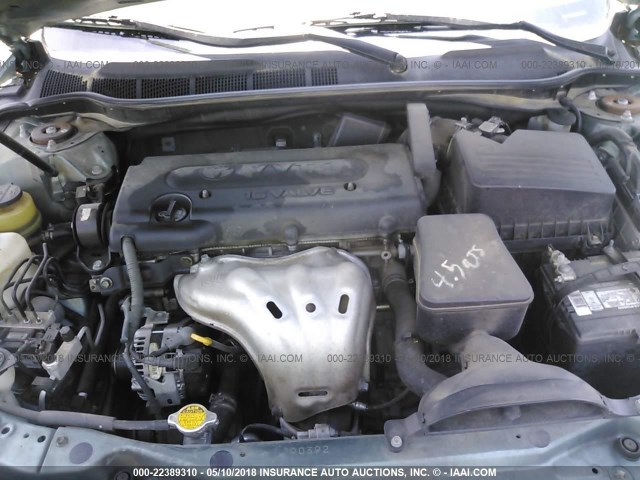 4T1BE46K08U781161 - 2008 TOYOTA CAMRY CE/LE/XLE/SE BLUE photo 10