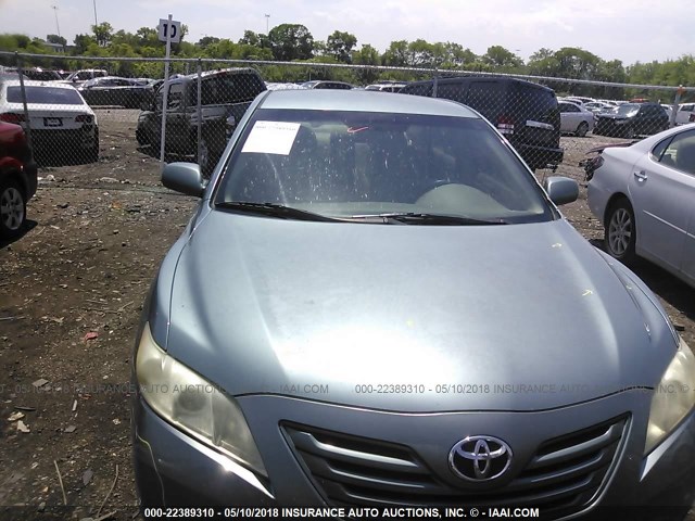 4T1BE46K08U781161 - 2008 TOYOTA CAMRY CE/LE/XLE/SE BLUE photo 6