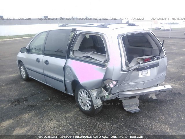 2FMZA51413BB39619 - 2003 FORD WINDSTAR LX SILVER photo 3