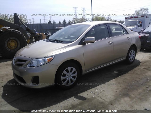 JTDBU4EE5B9152945 - 2011 TOYOTA COROLLA S/LE GOLD photo 2