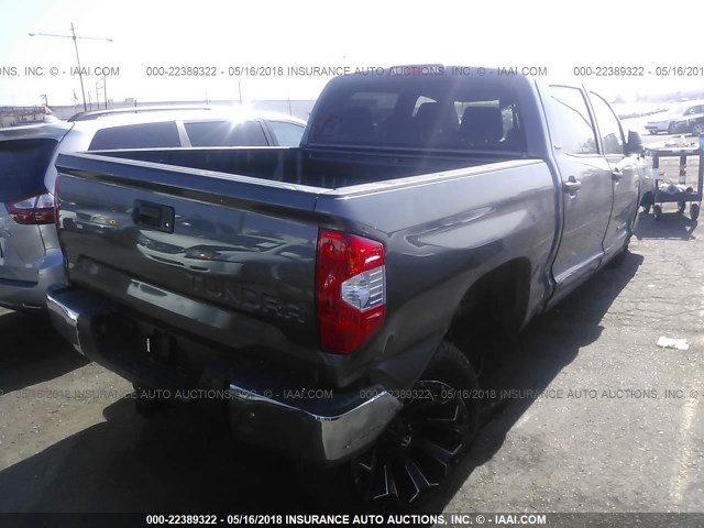 5TFEY5F13GX204918 - 2016 TOYOTA TUNDRA CREWMAX SR5 GRAY photo 4