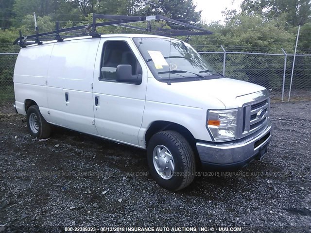 1FTSE3EL5DDA48672 - 2013 FORD ECONOLINE E350 SUPER DUTY VAN WHITE photo 1