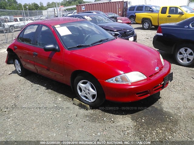 1G1JC524427257772 - 2002 CHEVROLET CAVALIER CNG RED photo 1