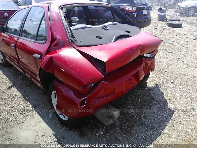 1G1JC524427257772 - 2002 CHEVROLET CAVALIER CNG RED photo 6