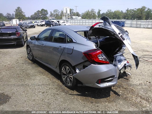 19XFC1F76HE015729 - 2017 HONDA CIVIC EXL SILVER photo 3