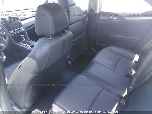 19XFC1F76HE015729 - 2017 HONDA CIVIC EXL SILVER photo 8