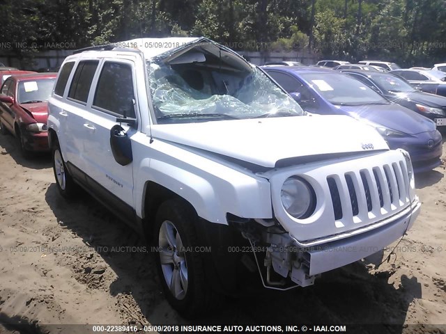 1C4NJPBB8CD580024 - 2012 JEEP PATRIOT SPORT WHITE photo 1