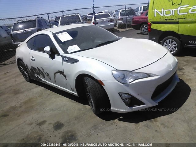 JF1ZNAA10G8704657 - 2016 TOYOTA SCION FR-S WHITE photo 1