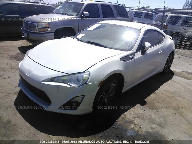 JF1ZNAA10G8704657 - 2016 TOYOTA SCION FR-S WHITE photo 2