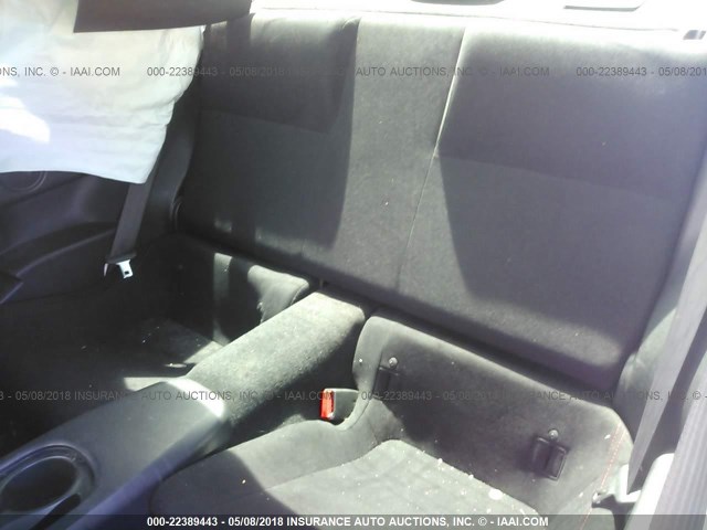 JF1ZNAA10G8704657 - 2016 TOYOTA SCION FR-S WHITE photo 8