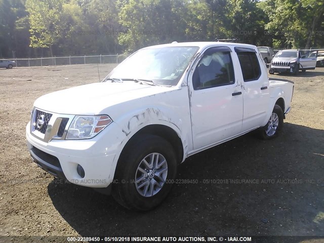 1N6AD0ER8GN792778 - 2016 NISSAN FRONTIER S/SV/SL/PRO-4X WHITE photo 2