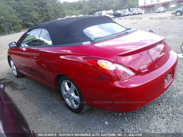 4T1FA38P64U029247 - 2004 TOYOTA CAMRY SOLARA SE/SLE წითელი ფოტო 3