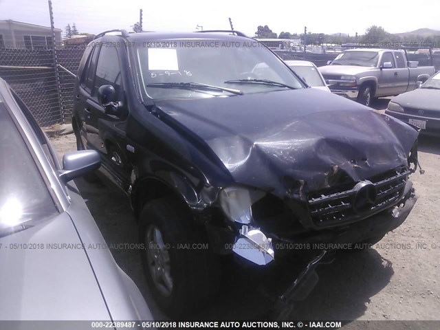 4JGAB54E4YA157453 - 2000 MERCEDES-BENZ ML 320 BLACK photo 1