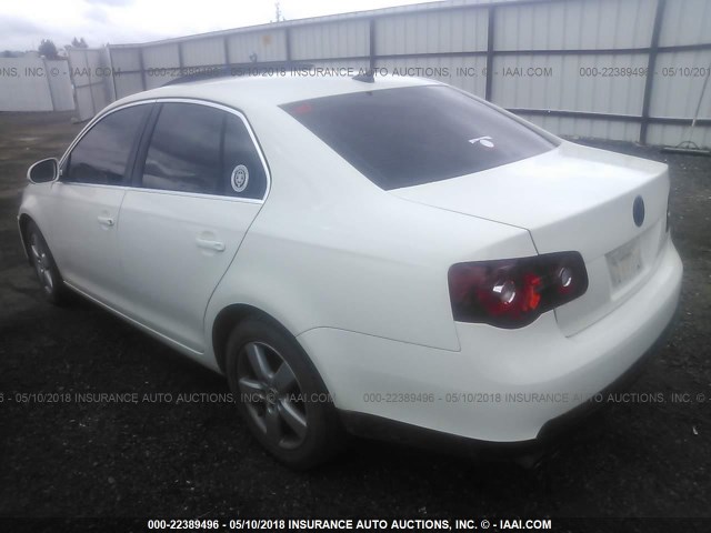 3VWRM71K28M156163 - 2008 VOLKSWAGEN JETTA SE/SEL WHITE photo 3