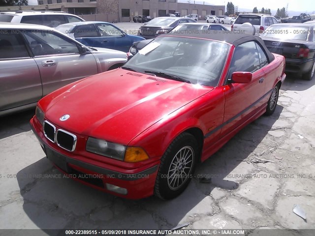 WBABK7334WET66862 - 1998 BMW 328 IC RED photo 2