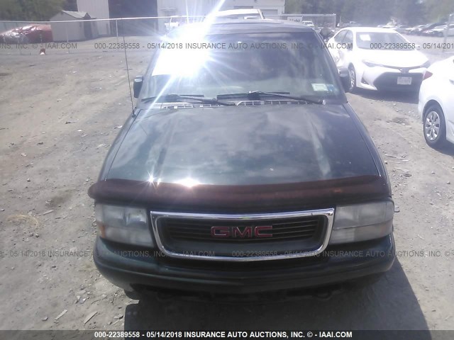 1GTDT19W928192335 - 2002 GMC SONOMA GREEN photo 6