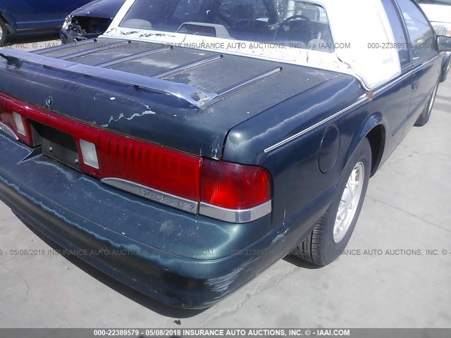 1MELM62W3RH612373 - 1994 MERCURY COUGAR XR7 GREEN photo 6