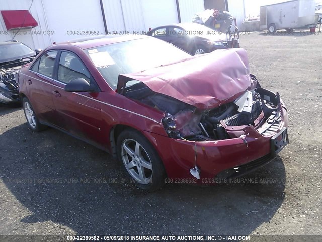 1G2ZG58N074223582 - 2007 PONTIAC G6 SE RED photo 1