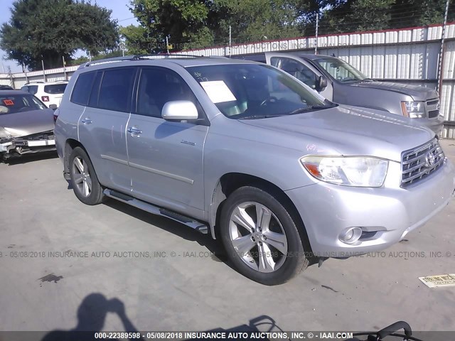 JTEES42A282060970 - 2008 TOYOTA HIGHLANDER LIMITED SILVER photo 1