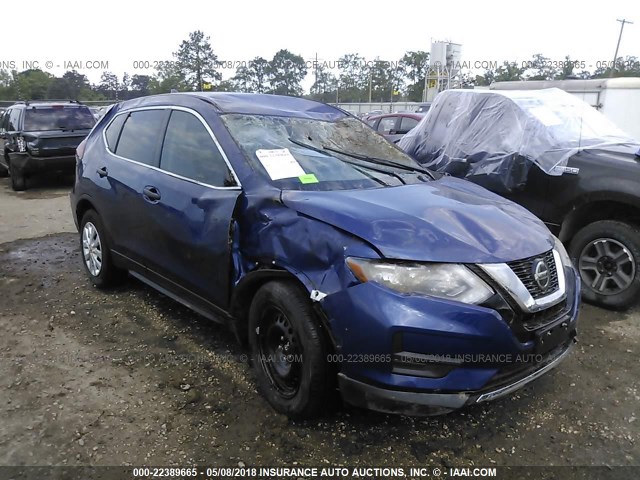 5N1AT2MT9JC707976 - 2018 NISSAN ROGUE S/SL BLUE photo 1