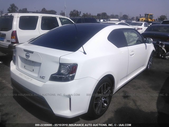 JTKJF5C72E3079047 - 2014 TOYOTA SCION TC 白色 照片 4