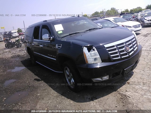 1GYFK66887R333986 - 2007 CADILLAC ESCALADE ESV BLACK photo 1