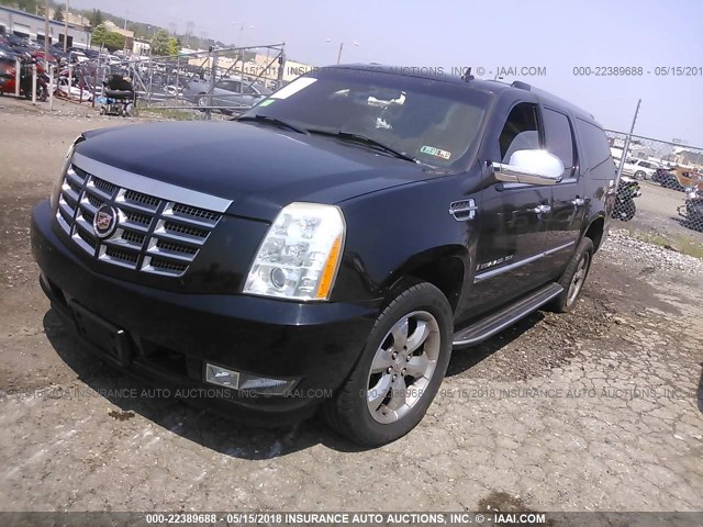 1GYFK66887R333986 - 2007 CADILLAC ESCALADE ESV BLACK photo 2