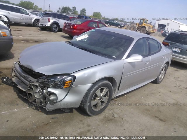 2G2WP522751178215 - 2005 PONTIAC GRAND PRIX SILVER photo 2