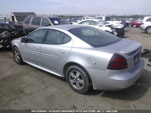2G2WP522751178215 - 2005 PONTIAC GRAND PRIX SILVER photo 3