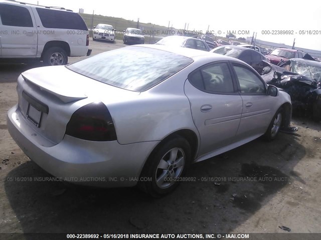 2G2WP522751178215 - 2005 PONTIAC GRAND PRIX SILVER photo 4