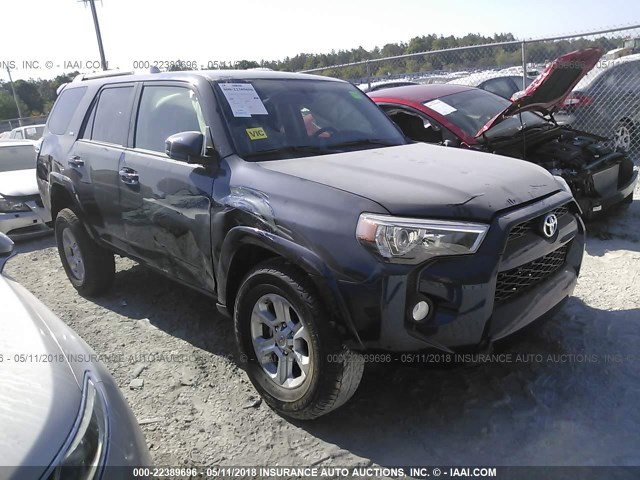 JTEZU5JR7J5183080 - 2018 TOYOTA 4RUNNER SR5/LIMITED/SR5 PREMIUM BLUE photo 1