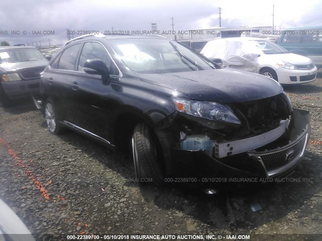 JTJBC1BA4A2004910 - 2010 LEXUS RX 450 BLACK photo 1