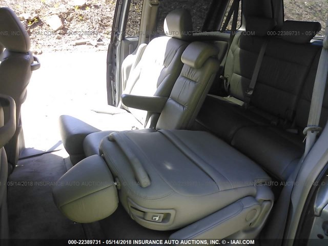 5FNRL38756B124664 - 2006 HONDA ODYSSEY EXL ნაცრისფერი ფოტო 8