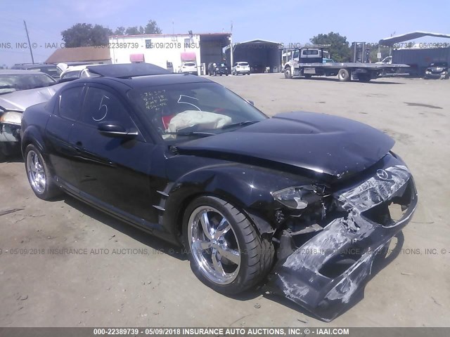 JM1FE173640123549 - 2004 MAZDA RX8 BLACK photo 1