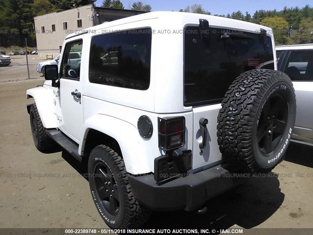 1C4AJWBG3CL181709 - 2012 JEEP WRANGLER SAHARA WHITE photo 3