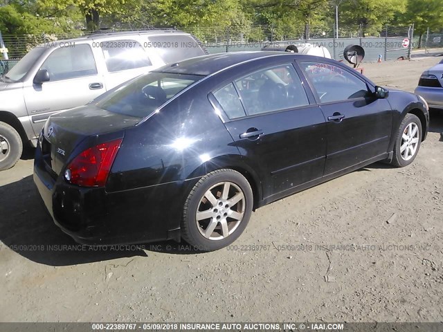 1N4BA41E45C873463 - 2005 NISSAN MAXIMA SE/SL BLACK photo 4