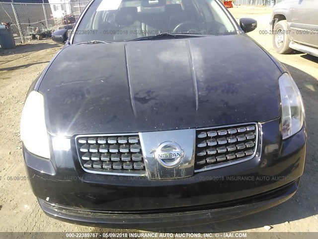 1N4BA41E45C873463 - 2005 NISSAN MAXIMA SE/SL BLACK photo 6