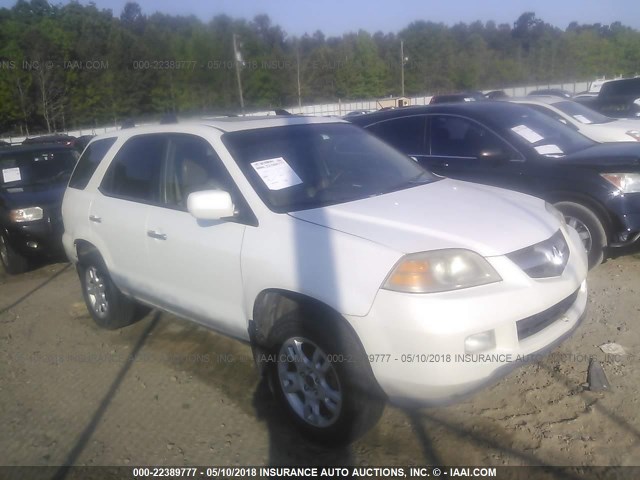 2HNYD18686H535632 - 2006 ACURA MDX TOURING WHITE photo 1