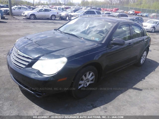 1C3LC46J18N211495 - 2008 CHRYSLER SEBRING LX BLUE photo 2