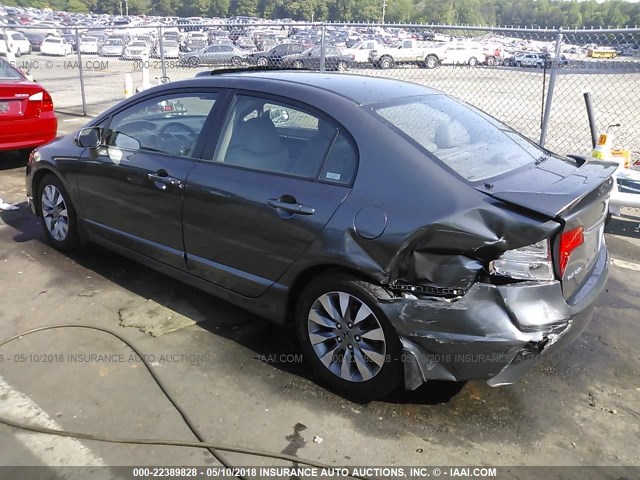 2HGFA16979H522024 - 2009 HONDA CIVIC EXL Boz foto 3