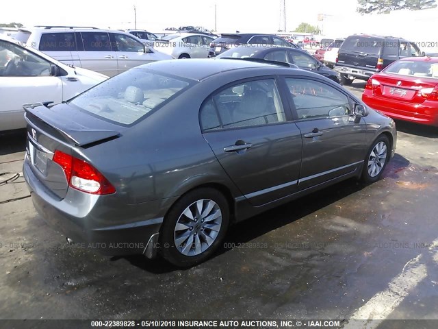 2HGFA16979H522024 - 2009 HONDA CIVIC EXL Boz foto 4