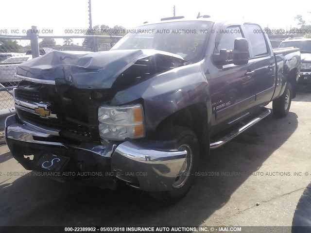 1GCHK23668F120287 - 2008 CHEVROLET SILVERADO K2500 HEAVY DUTY GRAY photo 2