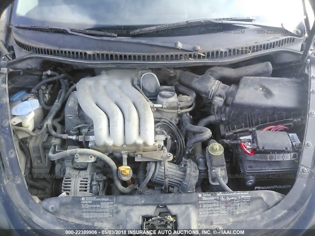 3VWBK31C64M421752 - 2004 VOLKSWAGEN NEW BEETLE GL 黑色 照片 10
